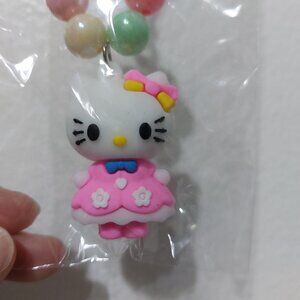 Cute Hello Kitty Clip On Charm For Bags Keychain Keyrings Cute Princess Dress